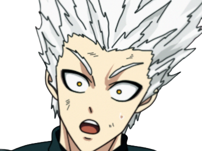 garoh garou garo monstre humain one punch man opm anime manga art martiaux cheveux-blancs yeux-jaunes