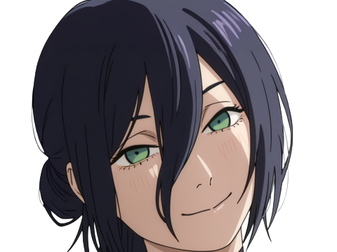 reze lady hybride femme manga anime chainsaw man chainsawman yeux-verts cheveux-violets