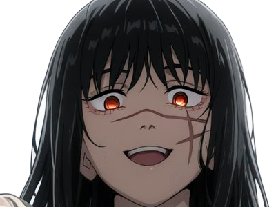 yoru asa mitaka chainsaw man waifu anime manga possedee fille femme cheveux-noirs yeux-rouges