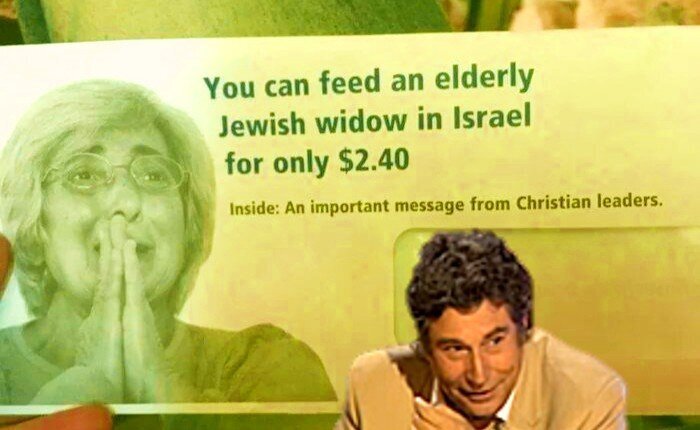 goy goyim hoax donner argent pez flouz maille fric pognon judeo christianisme blague