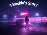 ruskia r21 auchan parking gif nuit