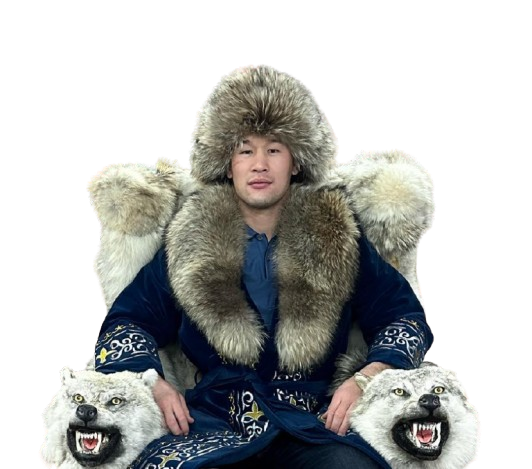 shavkat rakhmonov bakhtibaevich kazakhstanais mongol mma ufc tymak nomad assis sur son trone king