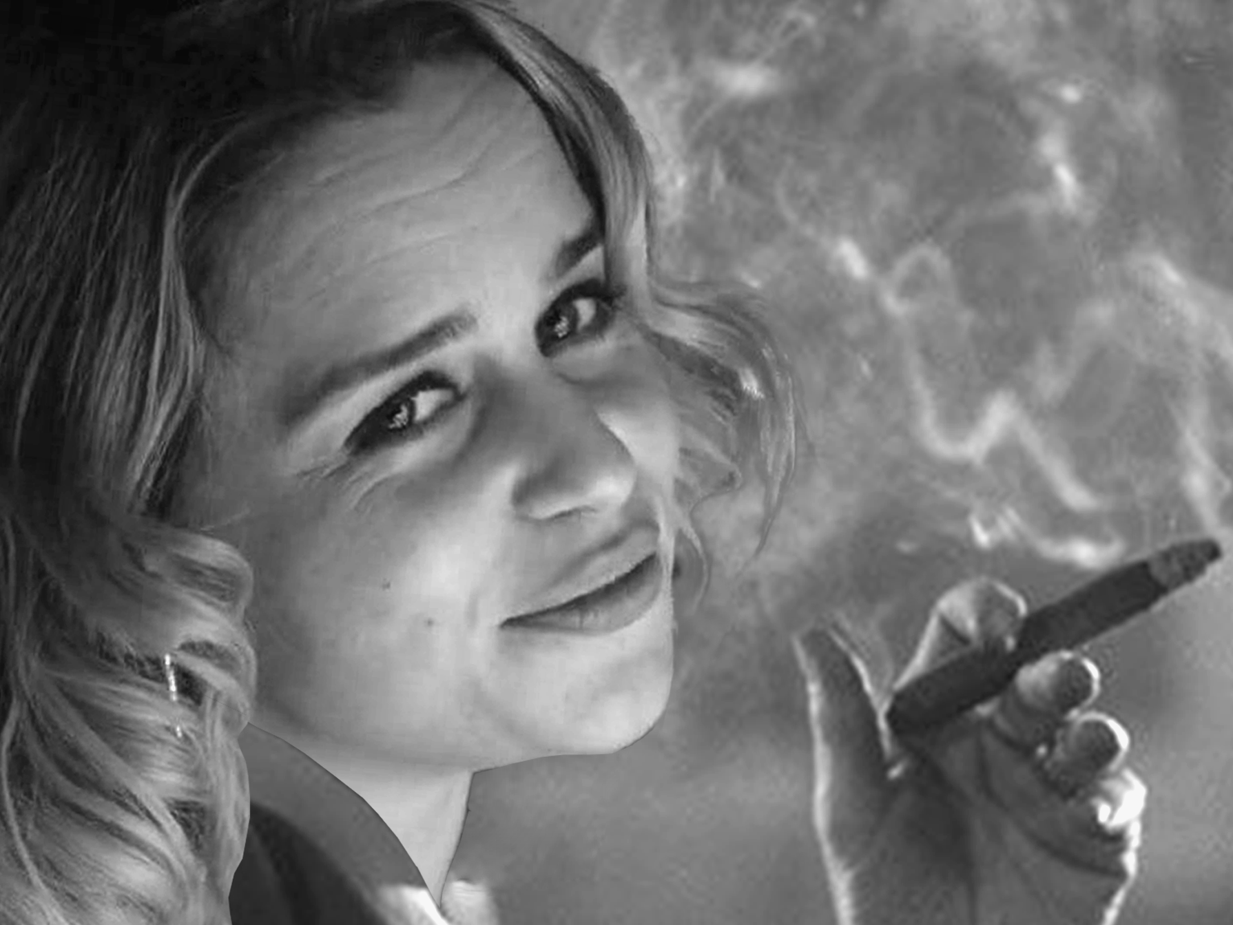 emilia clarke dany noir et blanc fume cigare chirac jacques actrice blonde isobel petite britannique