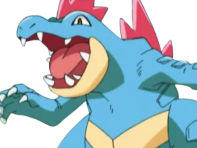 moupe pokemon nintendo aligatueur feraligatr johto 2g eau crocodile