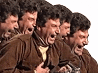 groupe ensemble gif clones jesus regardattaque moqueur tiens main plusieurs cardiaque