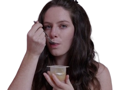 jane royal jolie yaourt mange