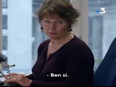 vieille accueil receptionniste secretaire assistante administrative administration france 3 bah ouais ben si oui