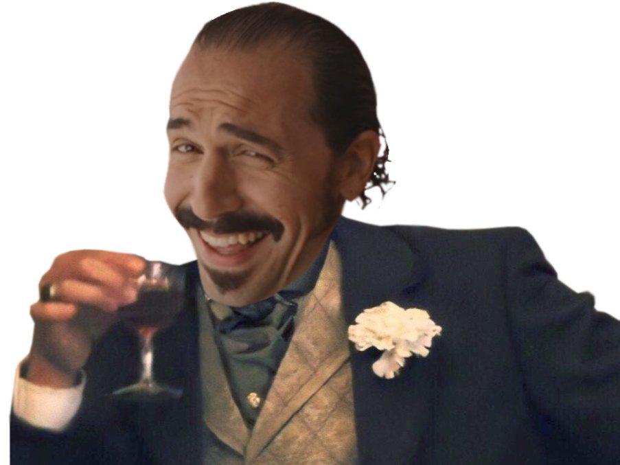dabeull verre dicaprio rire leonardo moqueur django
