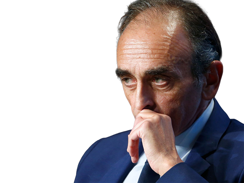 eric zemmour le-z journaliste ecrivain homme politique francais extreme droite patriote sexagenaire soixantenaire cheveux-gris yeux-vert-gris