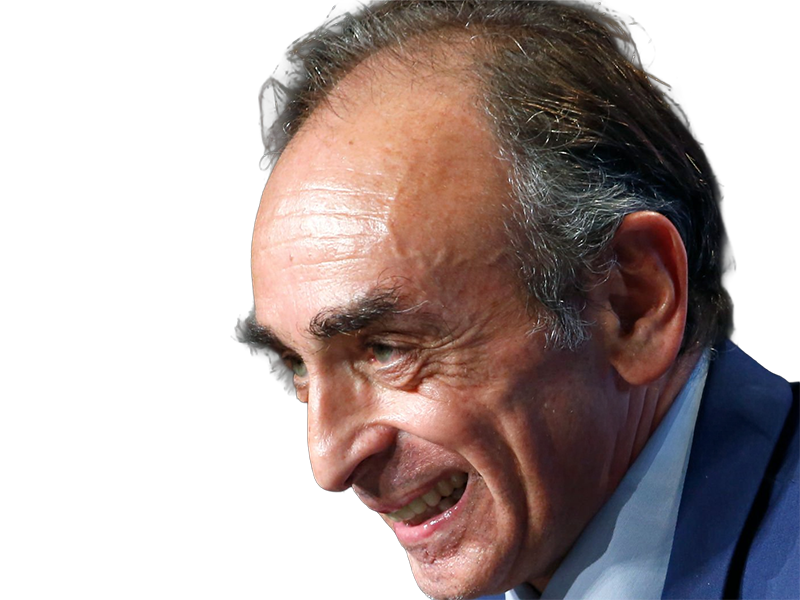 eric zemmour le-z journaliste ecrivain homme politique francais extreme droite patriote sexagenaire soixantenaire cheveux-gris yeux-vert-gris