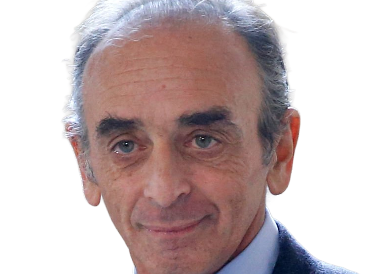 eric zemmour le-z journaliste ecrivain homme politique francais extreme droite patriote sexagenaire soixantenaire cheveux-gris yeux-vert-gris