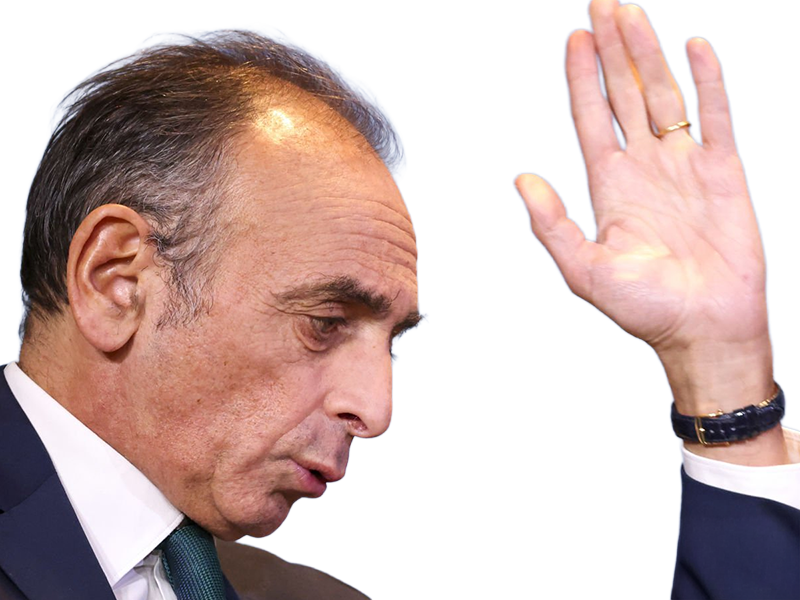 eric zemmour le-z journaliste ecrivain homme politique francais extreme droite patriote sexagenaire soixantenaire cheveux-gris yeux-vert-gris