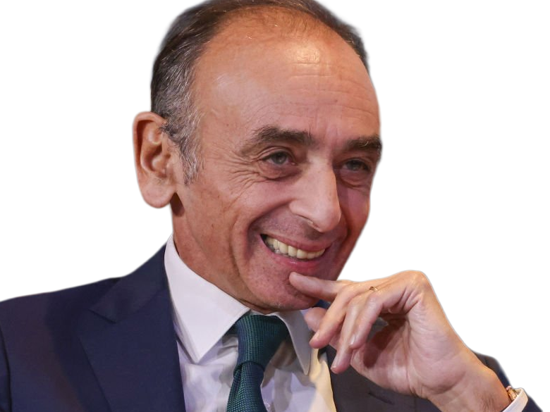 eric zemmour le-z journaliste ecrivain homme politique francais extreme droite patriote sexagenaire soixantenaire cheveux-gris yeux-vert-gris