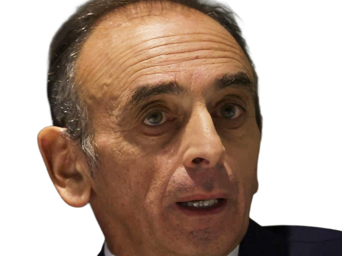 eric zemmour le-z journaliste ecrivain homme politique francais extreme droite patriote sexagenaire soixantenaire cheveux-gris yeux-vert-gris