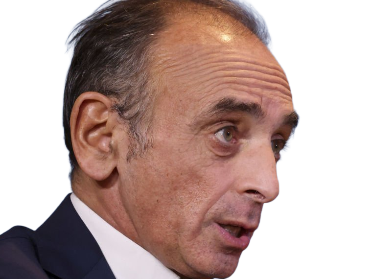 eric zemmour le-z journaliste ecrivain homme politique francais extreme droite patriote sexagenaire soixantenaire cheveux-gris yeux-vert-gris