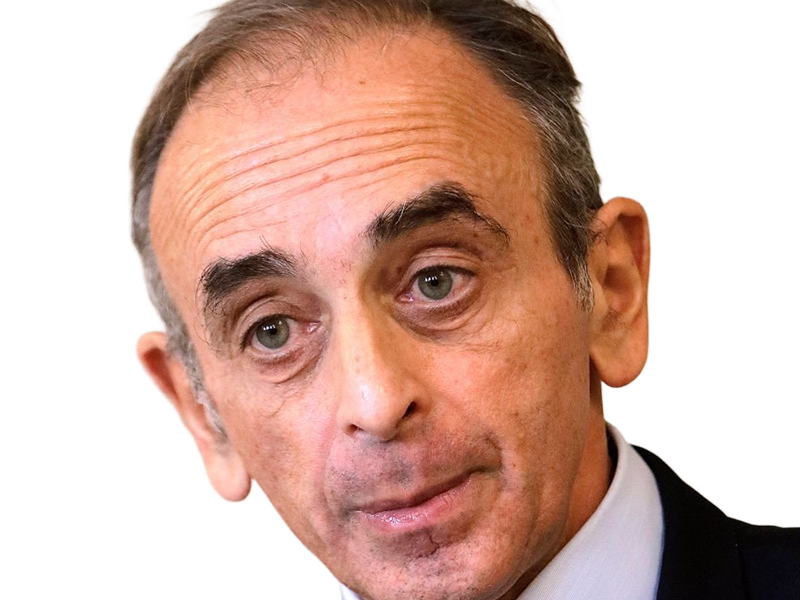 eric zemmour le-z journaliste ecrivain homme politique francais extreme droite patriote sexagenaire soixantenaire cheveux-gris yeux-vert-gris