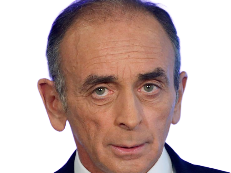 eric zemmour le-z journaliste ecrivain homme politique francais extreme droite patriote sexagenaire soixantenaire cheveux-gris yeux-vert-gris