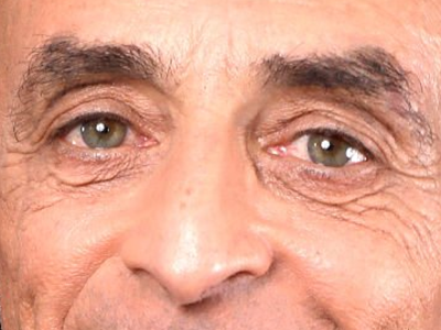 eric zemmour le-z journaliste ecrivain homme politique francais extreme droite patriote sexagenaire soixantenaire cheveux-gris yeux-vert-gris