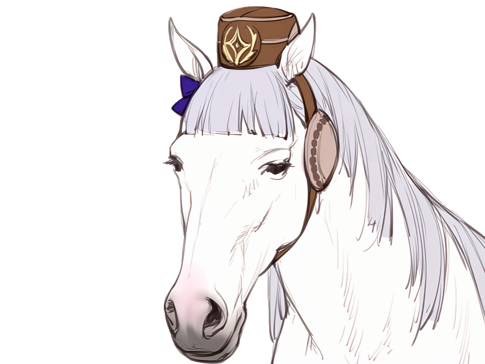 cheval blase quoi huh wtf regard