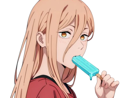 power chainsaw-man anime manga demon diablesse blood-devil hominidemone sang waifu femme excentrique cheveux-blonds yeux-jaunes cornes-rouges