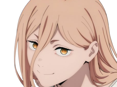 power chainsaw-man anime manga demon diablesse blood-devil hominidemone sang waifu femme excentrique cheveux-blonds yeux-jaunes cornes-rouges