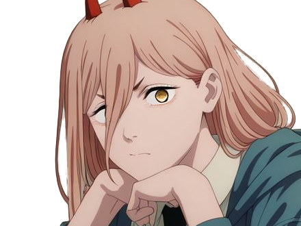 power chainsaw-man anime manga demon diablesse blood-devil hominidemone sang waifu femme excentrique cheveux-blonds yeux-jaunes cornes-rouges