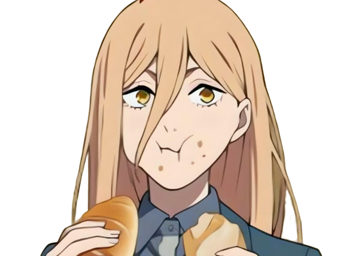 power chainsaw-man anime manga demon diablesse blood-devil hominidemone sang waifu femme excentrique cheveux-blonds yeux-jaunes cornes-rouges