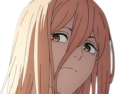 power chainsaw-man anime manga demon diablesse blood-devil hominidemone sang waifu femme excentrique cheveux-blonds yeux-jaunes cornes-rouges