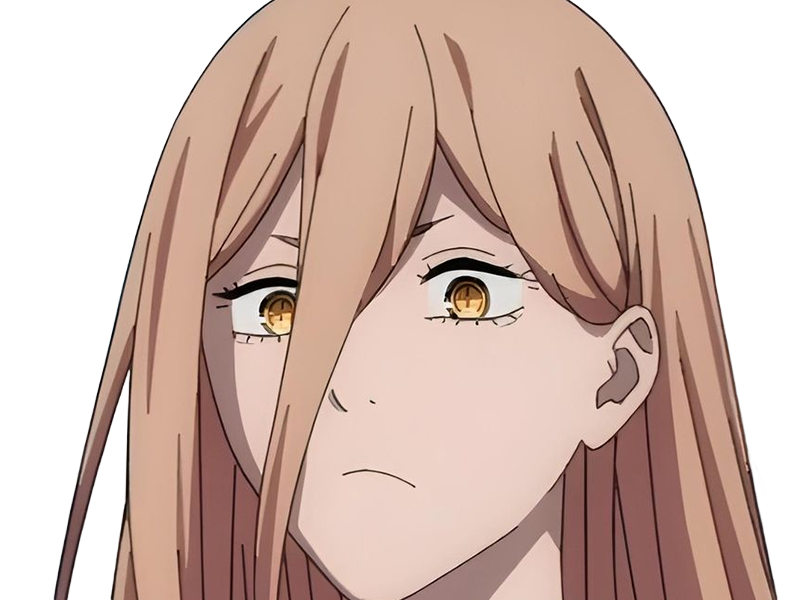 power chainsaw-man anime manga demon diablesse blood-devil hominidemone sang waifu femme excentrique cheveux-blonds yeux-jaunes cornes-rouges