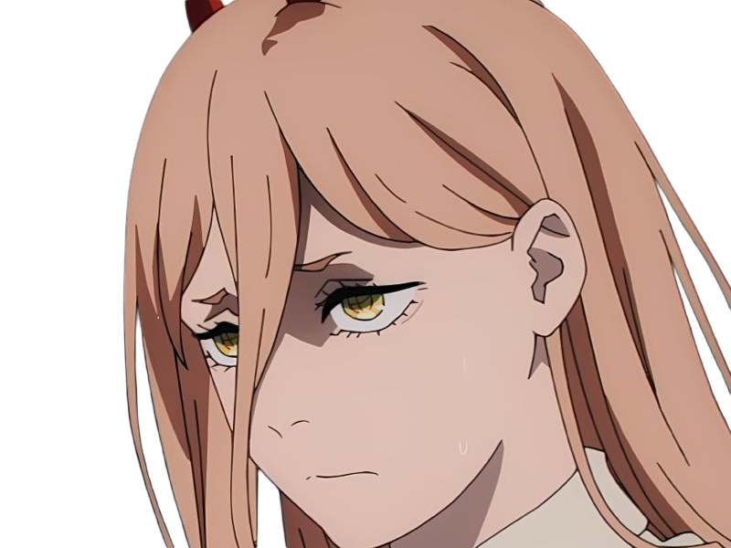 power chainsaw-man anime manga demon diablesse blood-devil hominidemone sang waifu femme excentrique cheveux-blonds yeux-jaunes cornes-rouges