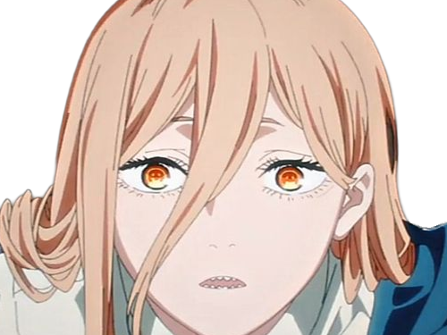 power chainsaw-man anime manga demon diablesse blood-devil hominidemone sang waifu femme excentrique cheveux-blonds yeux-jaunes cornes-rouges