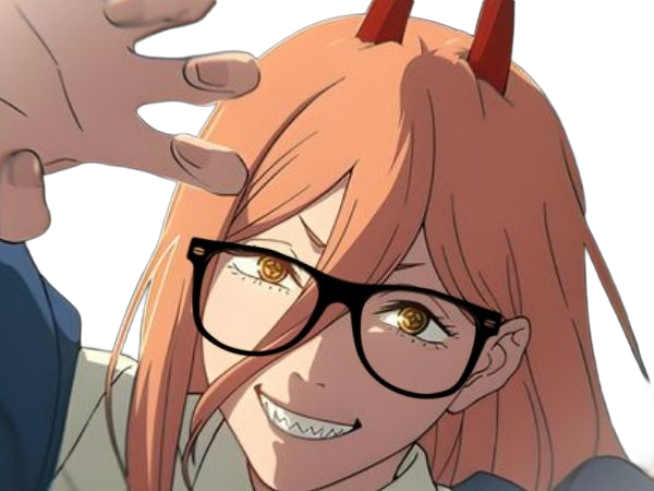 power chainsaw-man anime manga demon diablesse blood-devil hominidemone sang waifu femme excentrique cheveux-blonds yeux-jaunes cornes-rouges