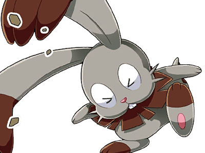 sapereau bunnelby horubee pokemon pkm jeu anime type normal 6g kalos fouisseur
