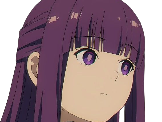 fern sousou-no-frieren frieren-beyond-journeys-end frieren anime manga orpheline mage apprentie humaine fille femme waifu cheveux-violets yeux-violets