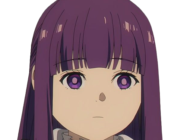 fern sousou-no-frieren frieren-beyond-journeys-end frieren anime manga orpheline mage apprentie humaine fille femme waifu cheveux-violets yeux-violets
