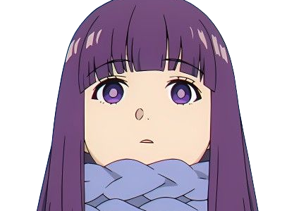 fern sousou-no-frieren frieren-beyond-journeys-end frieren anime manga orpheline mage apprentie humaine fille femme waifu cheveux-violets yeux-violets