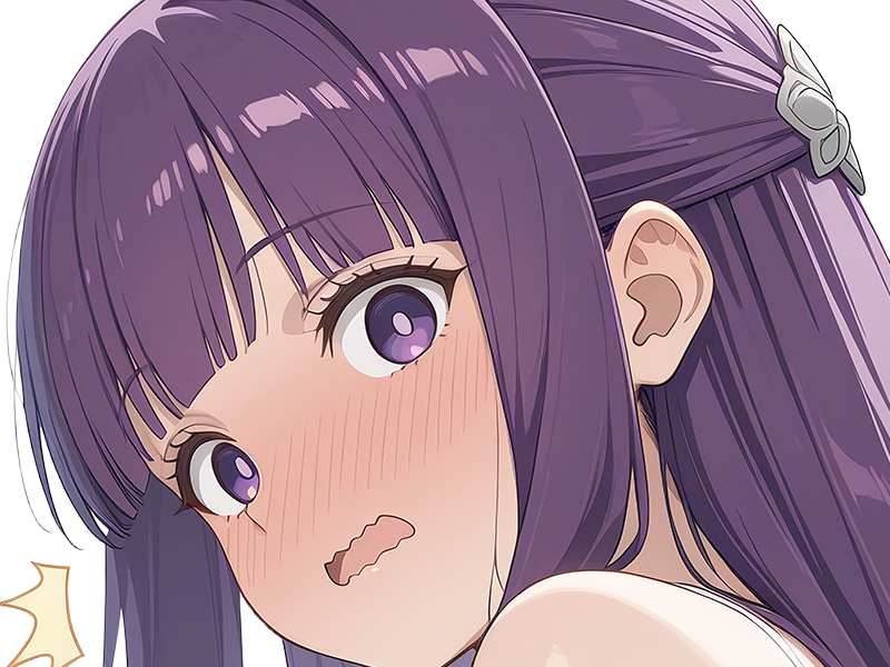 fern sousou-no-frieren frieren-beyond-journeys-end frieren anime manga orpheline mage apprentie humaine fille femme waifu cheveux-violets yeux-violets