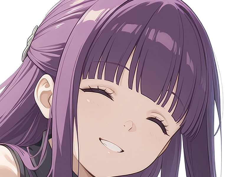 fern sousou-no-frieren frieren-beyond-journeys-end frieren anime manga orpheline mage apprentie humaine fille femme waifu cheveux-violets yeux-violets