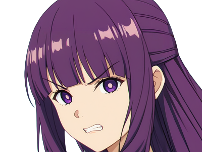 fern sousou-no-frieren frieren-beyond-journeys-end frieren anime manga orpheline mage apprentie humaine fille femme waifu cheveux-violets yeux-violets