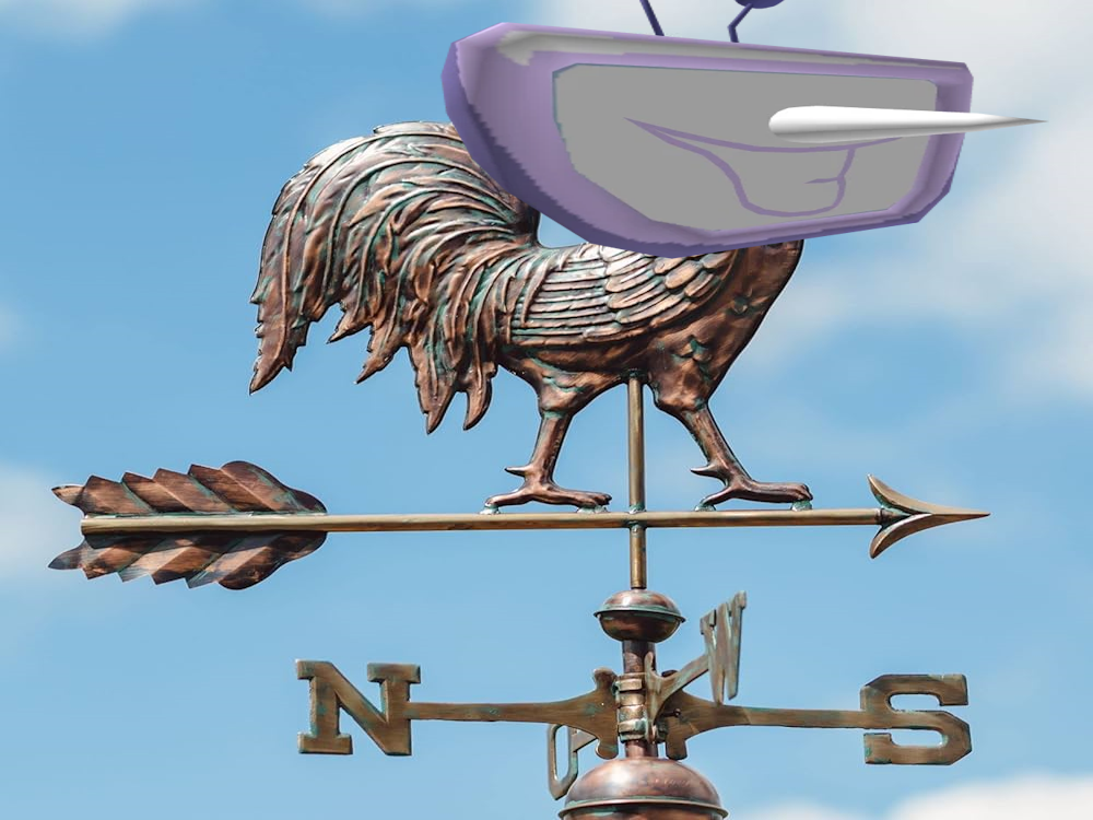 tenna girouette massko tare railroad 180 vent direction