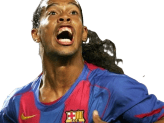 ronaldinho ronnie content fier cri joie colere protestation rage