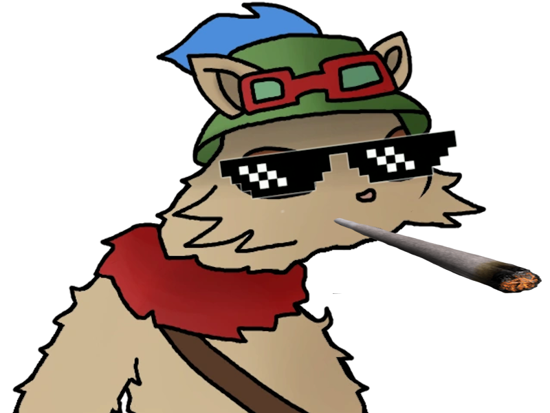 teemo league of legend toxic smoke fume mlg lunette