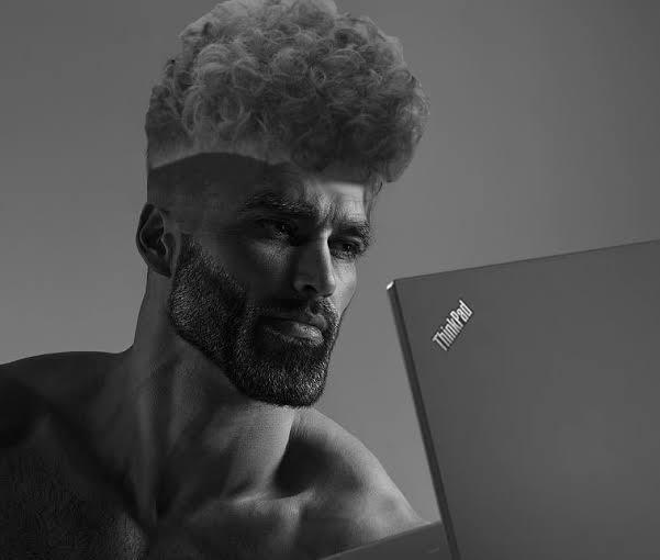 giga chad gigachad zoomer jeune gen generation z pc forum forumeur