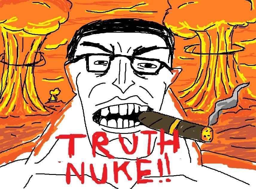 soyjak party sharty chud chudjak truth nuke verite redpill explosion bombe atomique