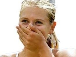 anna sharapova femme tennis russie main rire troll chambrage moquerie