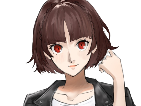 Sticker makoto niijima amelie persona 5 royale voleurs fantomes moupe waifu par Dark-63