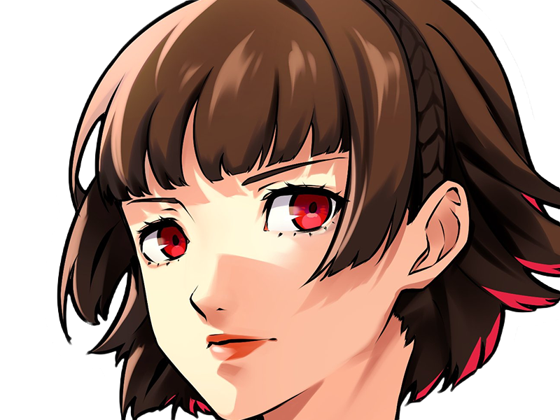 Sticker makoto niijima amelie persona 5 royale voleurs fantomes moupe waifu par Dark-63