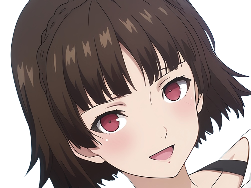 Sticker makoto niijima amelie persona 5 royale voleurs fantomes moupe waifu par Dark-63