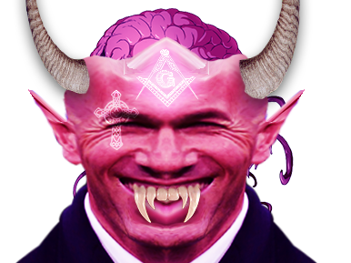 zidane benzemonstre demon sourire narquois redpill diablotin nwo ready moqueur
