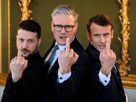 volodymyr-zelensky-keir-starmer-emmanuel-macron-doigt-doigts-dhonneur-d-honneur